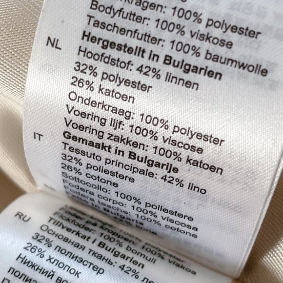 PICTURE UPDATED, 99% NEW SANDRO WOOL BLAZER, SIZE 36, S - Picture 10 of 11